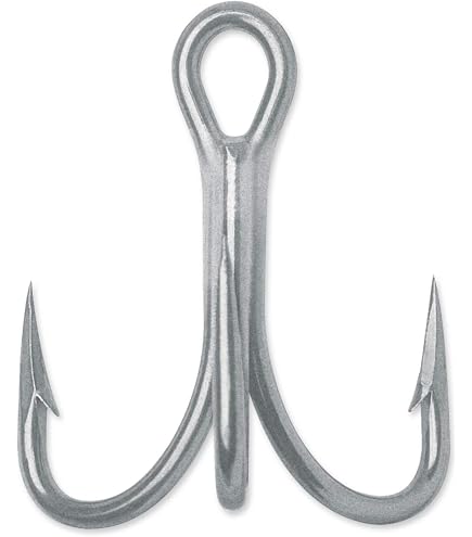 Amazon.com : VMC O'Shaughnessy Permasteel Treble Hook, Size #6, 25